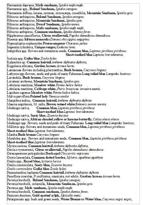 caterpillar food list page 2
