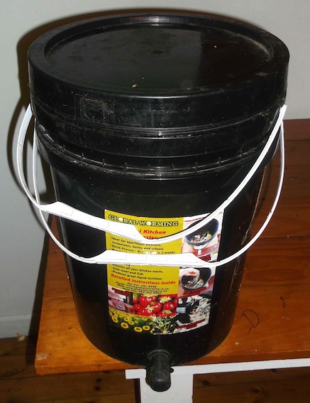 a bokashi bin we make: one of the best known forms of anaerobic composting in the home
