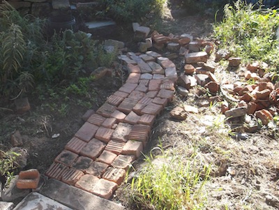 buiding garden paths