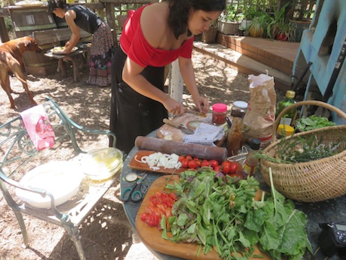 foods of the wild and west onto our pizzas