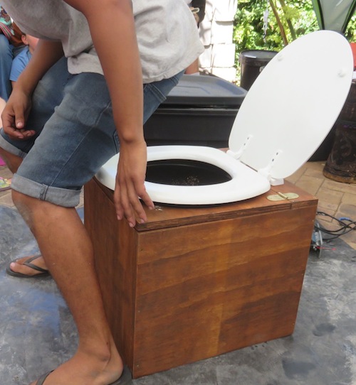 An easy to manage composting toilet design promoted worldwide by Joe Jenkins