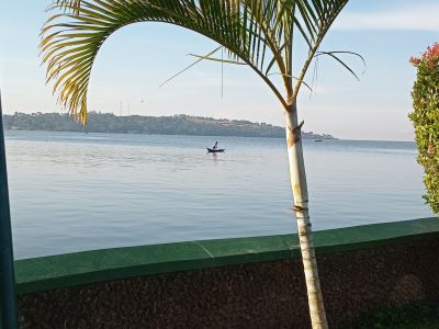 fishing boat on lake Victoria