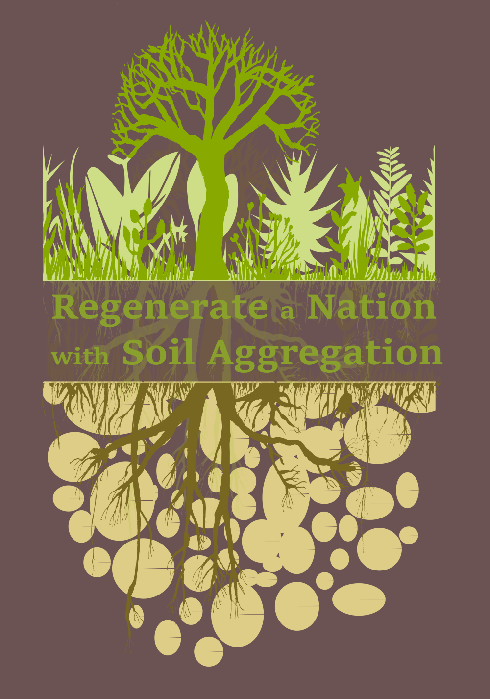 My soil health design printed on clothing, decor items and accessories.