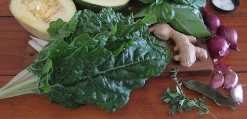 from garden to table for a green soup