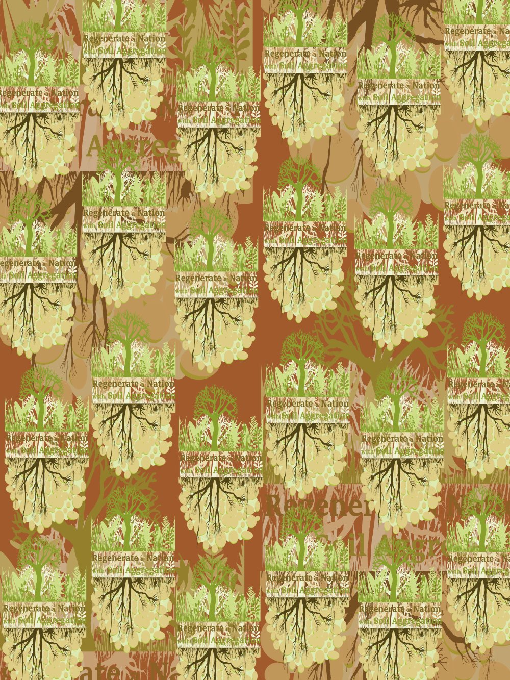 Soil Regeneration: Downloadable gift wrap you can print at home.